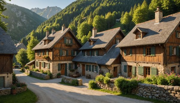 Le charme authentique des gîtes et des chalets