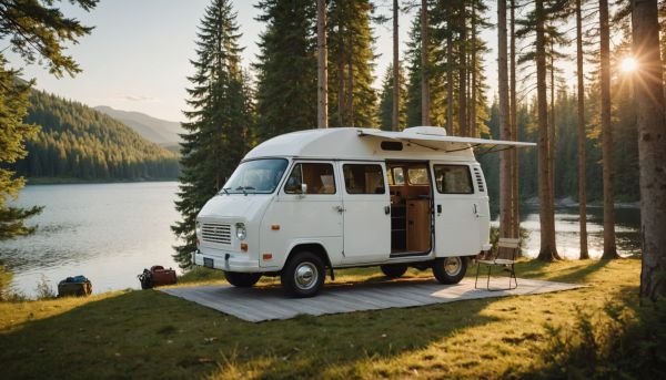 Van aménagé et étapes pour un voyage itinérant