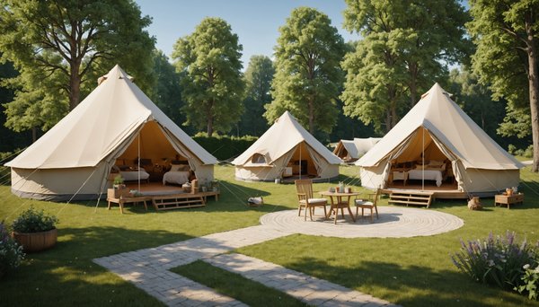 Les différents types d'hébergements en camping avec le camping le caussanel